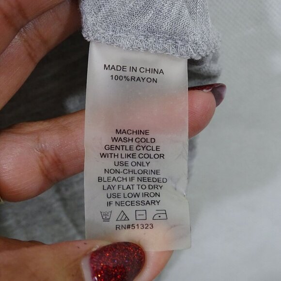 Tara By Vince Camuto Heather Gray Sleeveless High-Low Tank Top Women Size XXS - Picture 5 of 7